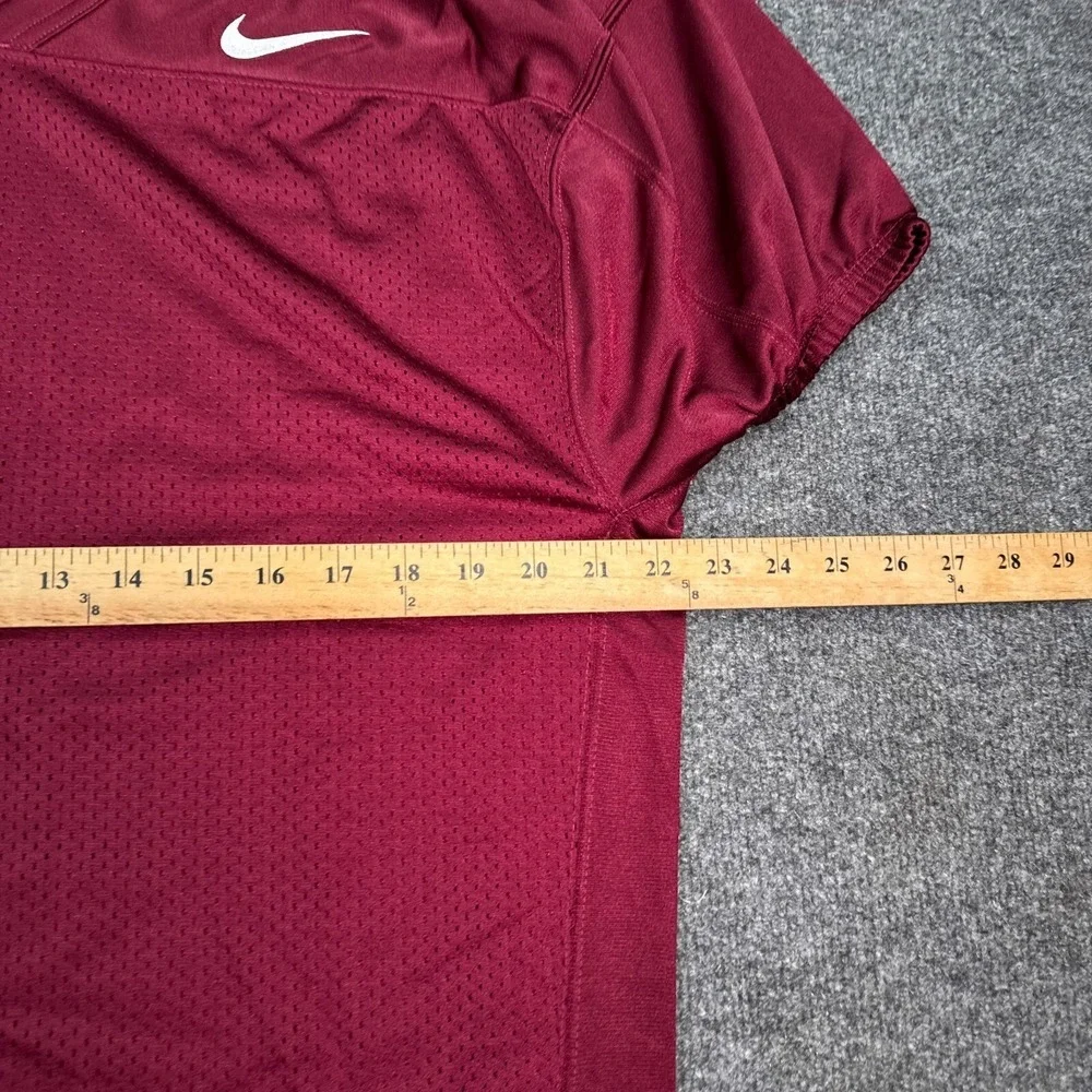 Nike Football Practice Jersey Mens Size Large‎ Red Athletic Sportswear Blank